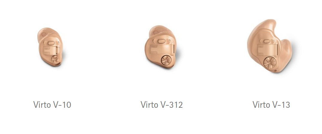 Virto v hearing aid types